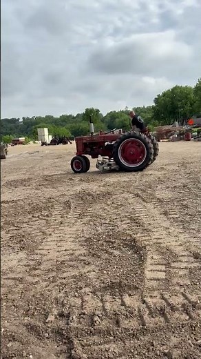 FARMALL M TRACTOR W/ 6' WOODS BELLY MOWER