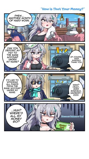 Our Money 😎 | Blue Archive Comic #ブルーアーカイブ #ブルアカ #bluearchive