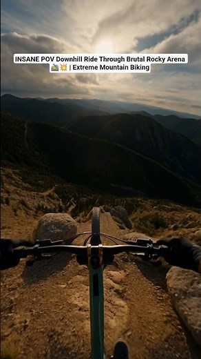 INSANE POV Downhill Ride Through Brutal Rocky Arena 🚵‍♂️💥 | Extreme Mountain Biking