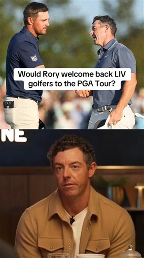 What Rory McIlroy says about the LIV players coming back!!!!! #shorts #golf #pga