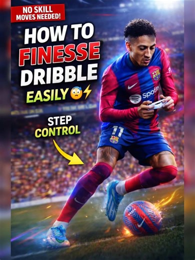 Finesse Dribble Easily After watching this 😎 #tutorial #efootball