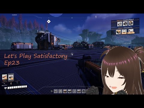 Strawberry Plays Satisfactory Ep 23 - Building a Computer Factory