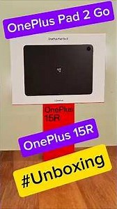 Unboxing The OnePlus 15R & OnePlus Pad Go 2 #shorts