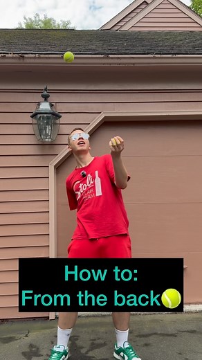 Nikolai Fomin on Instagram: "🎾How to: FROM THE BACK Juggling is THE SKILL🤹 to boost your coordination and confidence during performance and I’m helping you to take your 3 balls to the nest level⬆️ with this upgrade! Say me is you want to learn more of the tricks🙏 #flairing #flairbartending #bartender #fyp"