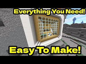 How to Build a Simple Cliffside House in Minecraft