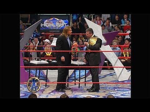 Vince Mcmahon Strips Triple H of the World Heavyweight Championship: Raw, December 6, 2004