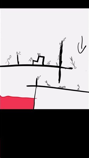 Can the stickman beat this parkour? #parkour #stickman #challenge