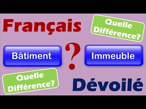 Bâtiment et Immeuble (Quelle Diff.)