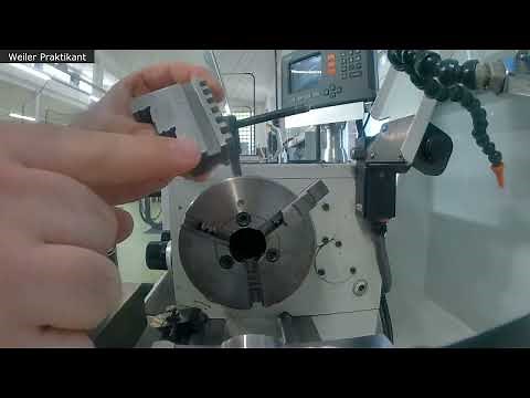 Backen einsetzen im Dreibackenfutter