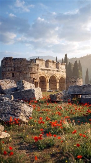 The Ancient City Above the Travertines: Hierapolis #culturalheritage #history #facts #mystery