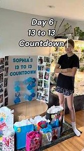 Day 6- 13 to 13 Day Countdown #birthdaycountdown #kids #birthday y