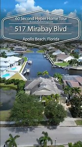 Waterfront Living in MiraBay📍 517 MiraBay Blvd | Apollo Beach, FL 33572 💰 $1,399,000 #shorts