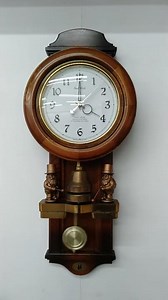 2台目 RHYTHM 4MJ693RH BELL RINGER S オーバーホール修理 TRADITIONAL BELL RINGER リズム時計