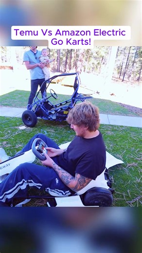 Temu Vs Amazon Electric Go Karts! #temu #amazon #test