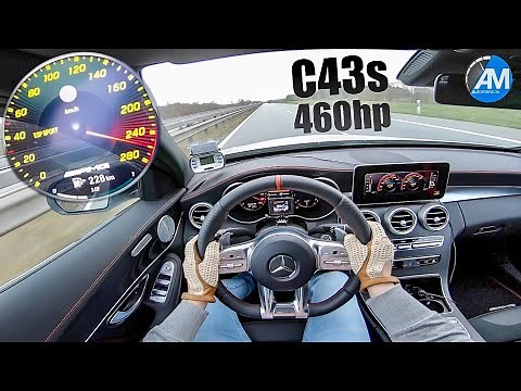 AMG C43s (460hp) - 0-263 km/h acceleration🏁