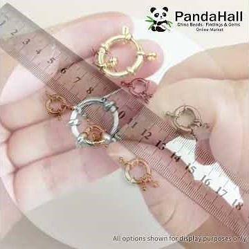 How to Use Spring Ring Clasps #jewelryfindings #jewelrymaking #clasp #braceletmaking #shorts