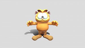 Garfield - 3D model by valengarfy