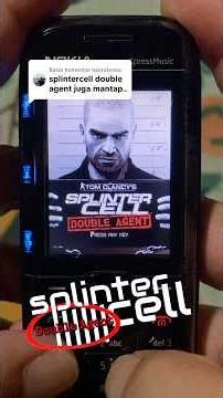 SPLINTER CELL : DOUBLE AGENT 🫆 #symbiangames #javagames #retrogaming #nokia #nostalgia #gaming