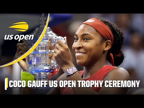 Coco Gauff thanks family, fans after winning 2023 US Open 🏆 [FULL TROPHY CEREMONY] | 2023 US Open