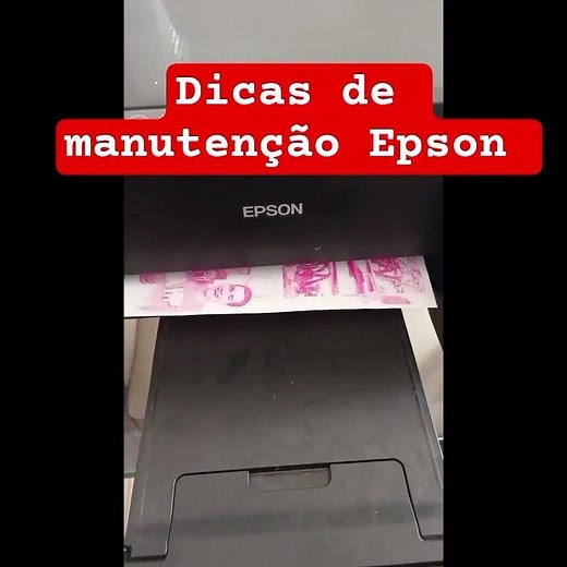 Impressora Epson, como limpar cabeçote
