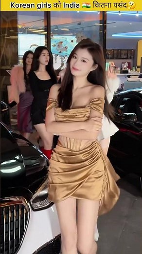 Korean ल़डकियों को India 🇮🇳 की क्या चीजें पसंद हैं 🤔 #shorts