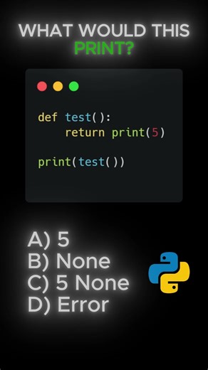Hard Python Quiz - Subscribe for more! ❤️ | #python #quiz #coding