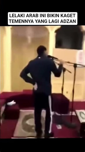 The Muezzin of a Mosque in Arabia was shocked when his friend's call to prayer suddenly appeared....