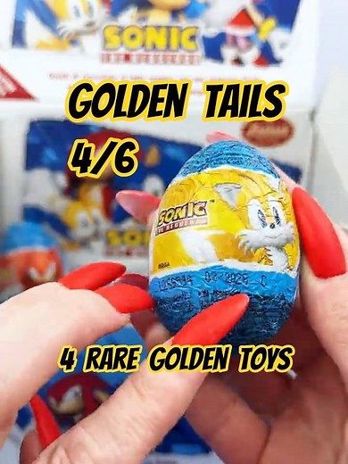 🦔 Sonic The Hedgehog Surprise Egg ASMR Unboxing RARE Golden Tails & Friends!