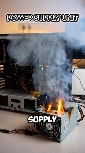 Power Supply Unit (PSU) Explained in 60 Seconds ⚡ | Computer Basics