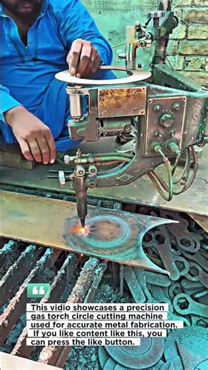 Circle Cutting with Gas Torch