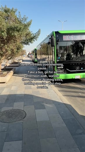 First bus ride (public transpo) since arriving here. Nothing special—yet somehow it feels like progress. 🫶