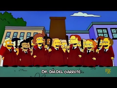 Los Simpson - Canción del Día del Garrote (Subtitulada)