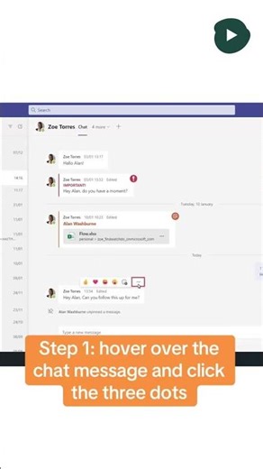 How to pin a chat message in Teams