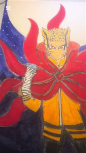 Worst to best Naruto drawing 🦊￼