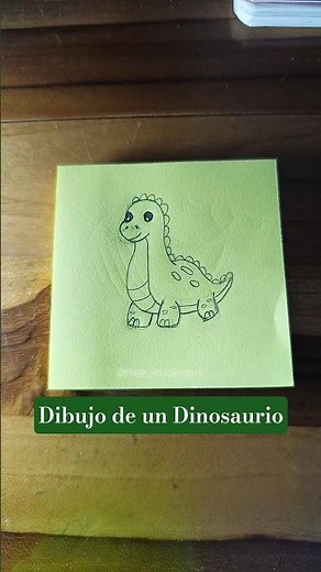 Como Dibujar un Dinosaurio Paso a Paso 🦕✨