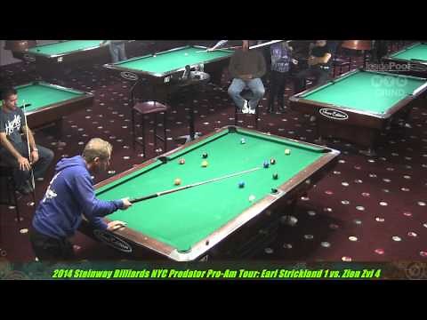 Zion Zvi Vs Earl Strickland at Predator Pro AM Tour