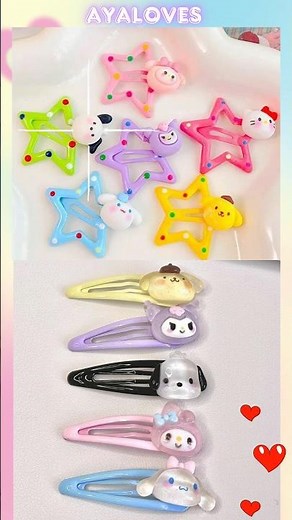 🎀 Sanrio Hair Accessories 💕 | Cutest Kawaii Clips & Scrunchies! #sanrioaesthetic #kawaiilifestyle