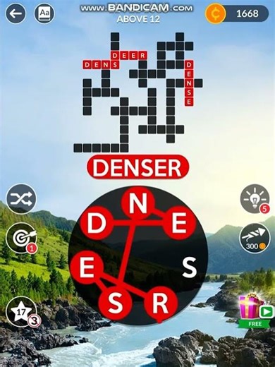 Wordscapes Above 12 level 1068