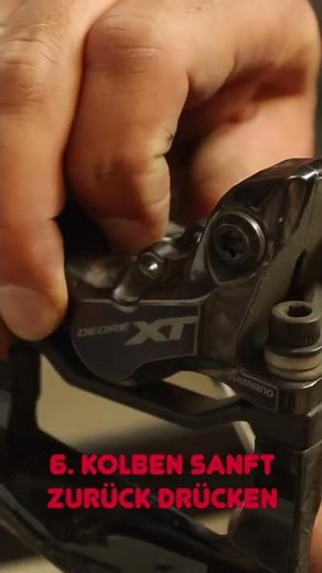 XT Scheibenbremsbeläge wechseln! In 35 Sekunden erklärt. #shorts