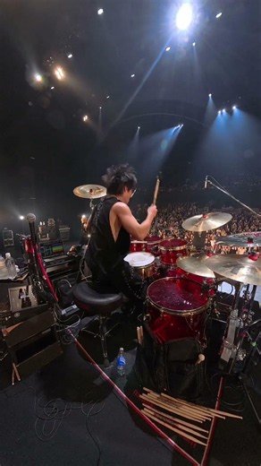 摩天楼オペラ - "喝采と激情のグロリア" (Live Drum Cam) #shorts #drums #摩天楼オペラ