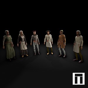 Early 16th Century Medieval Characters for VR