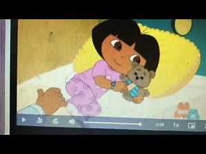 Elena and Cole are sing a lullaby to Dora and Boots on Dora The Explore boot’s Cuddly Dinosaur