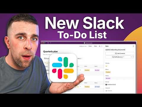 Slack's New To-Do List & Docs: Features Explored!