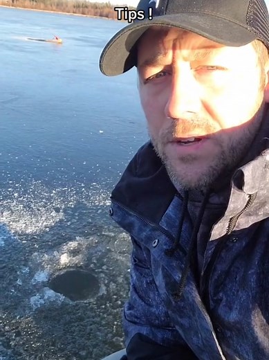 Early Ice fishing safety #icefishing #earlyice #alberta #ice #saefty #fyp