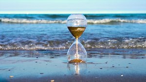 Hourglass, Time, Sand. Free Stock Video