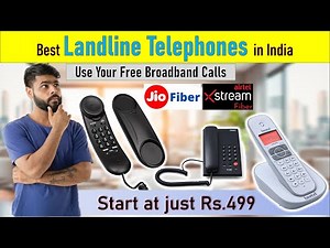Best Landline Phone for Jio Fiber/Airtel Broadband/BSNL Fiber | Best Landline Phones 2025 under 500