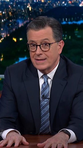 Stephen is workshopping a new Ben & Jerry’s flavor… 🍨 #colbert