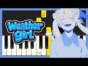 Weathergirl – FLAVOR FOLEY - EASY PIANO TUTORIAL