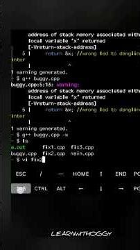 Dangling Pointer explained in c++ #cpp #learning #interview #growth #reach #shorts #viral