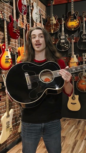 Gibson Custom Shop CJ-165 Skull & Cross Bones in Ebony finish made in 2007